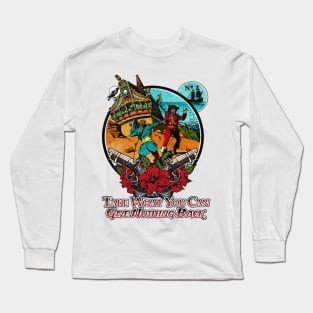 The Pirate King and his Treasure in the Caribbean Long Sleeve T-Shirt